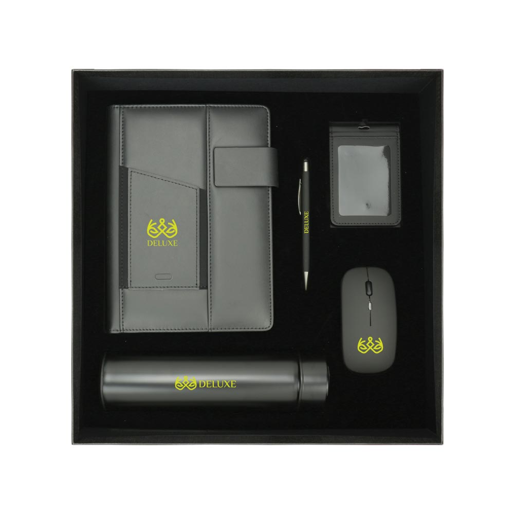 Corporate Office Gift Set in Black Cardboard Box