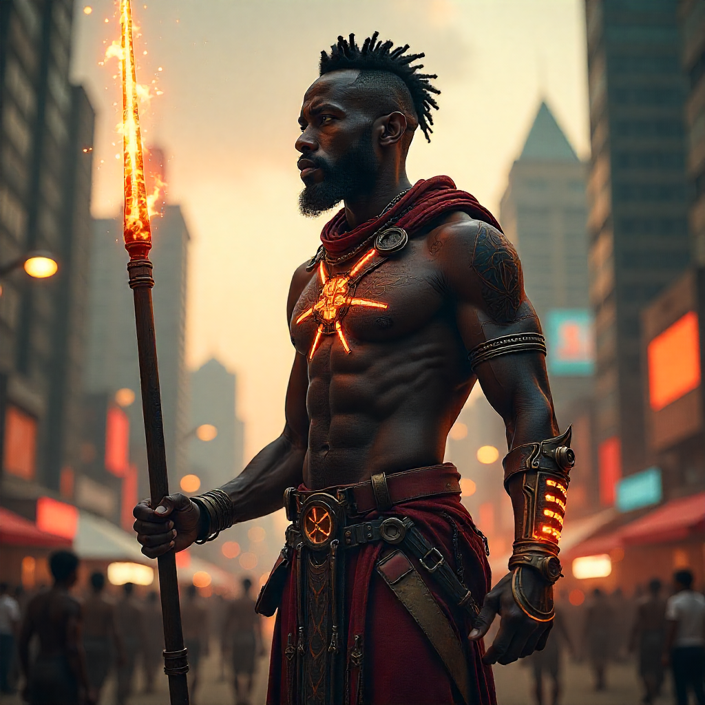 Warrior of Tomorrow – Afro-Futuristic Power